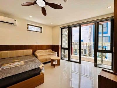 Cho thuê căn hộ 1 phòng ngủ có ban công, đầy đủ nội thất – sơn trà