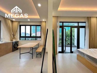 Căn hộ 1 phòng ngủ bancol rộng 50m2, thoáng mát ngay tại quận 10