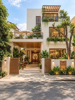 Cho thuê nhà giang văn minh q2 - 343m², trệt 2 lầu, sân vườn