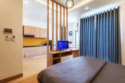 Studio có ban công Khuê Mỹ Đông 7, giá 8.5 triệu