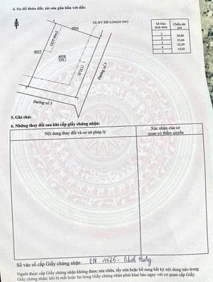 Đất mặt nhựa đường số 5, Minh Hưng, Bình Dương