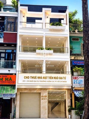 Mặt tiền ngô gia tự, quận 10 - 7x18m - 5 tầng thang máy - 90 triệu
