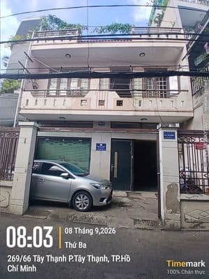 Chính Chủ Bán Cặp Nhà mặt tiền 34+36 đường B3, P. Tây Thạnh, Ngang 8m