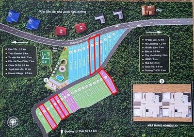 Đất nền nghỉ dưỡng, sổ đỏ riêng, mặt tiền, gần cao tốc Tân Phú Bảo Lộc