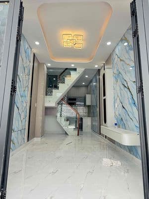 nhà mới 21m2 trệt lầu 2pn,2vs p tân hưng