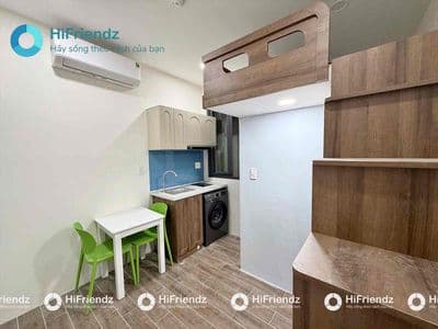 Cho thuê căn hộ dịch vụ trang bị đầy đủ nội thất-Giá siu rẻ-Nhà mới