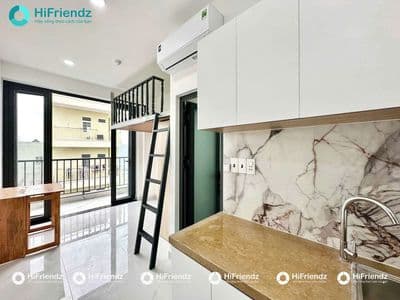 Căn hộ xây mới gần đh huit - ban công - full nt - gần aeon tân phú