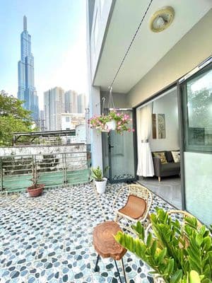 Siêu phẩm 1pn ban công cực lớn ngay trung tâm quận bình thạnh