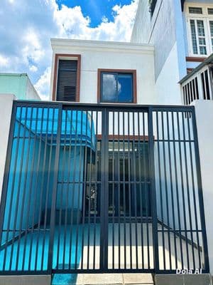 Nhà 1 Trệt 1 Lầu - Mới Xây 100% 2Phòng ngủ 2 Mặt Tiền Đường Thông