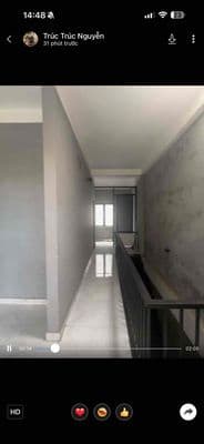 cho thuê nhà 2 tầng 2 phòng ngủ dt 80m2 đường bàu cầu