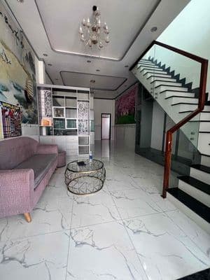 cho thuê nhà 1 trệt 1 lầu gần chợ phường hóa an