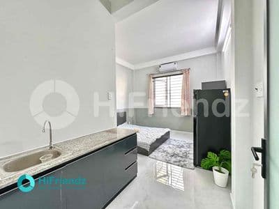 Trống sẵn studio cửa sổ trời - full nt - mới xây - gần vhu - aeon tp