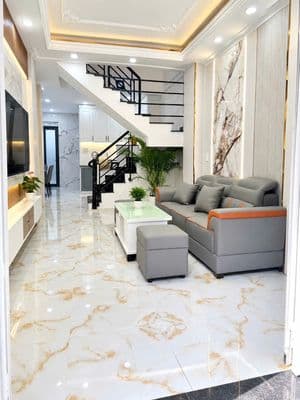 Bán Nhà 3 Tầng, 4 Phòng Ngủ Nội Thất Đẹp, Bùi Văn Ba Đường Ô Tô Kề Bên