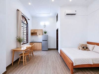 Studio full nội thất có ban công- gần sân bay Tân Bình