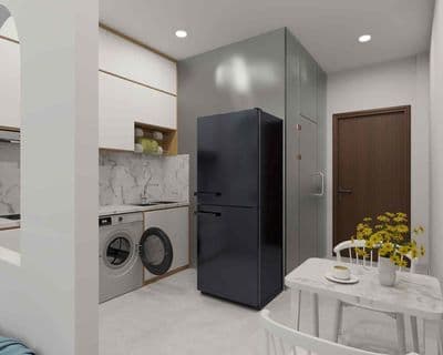 Dự Án Mới Khai Trương Căn Hộ Ban Col Tách bếp Full nội thất