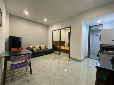 Cho thuê Căn hộ mini mới (1 phòng ngủ +) diện tích 35 m2, mặt tiền đườ