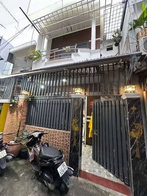 bán nhà lê văn thọ 2 tầng hẽm xe hơi