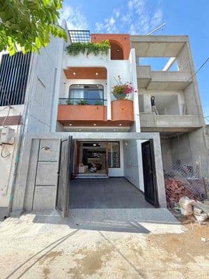 102m2 nhà đẹp kiệt oto ngủ trong sân - tộ hiệu