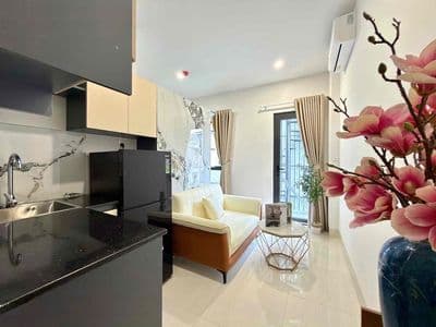 Căn hộ ban công 1 phòng ngủ full nội thất lê đức thọ