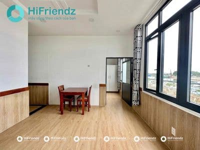 Studio 1pn tách bếp full nội thất cửa sổ trời gần đại học văn lang