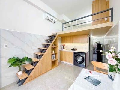 Duplex full nội thất đầy nắng thoáng mát lotte mart