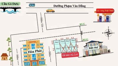 bán lô góc hxh phạm văn đồng 77m giá chỉ 6.9 tỷ