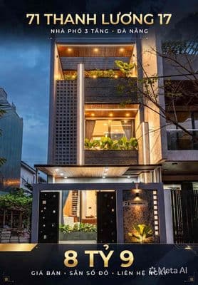 Bán nhanh nhà 3 tầng Khu Đô Thị Sinh Thái Hoà Xuân