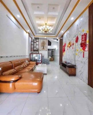Nhà cho thuê: trệt 2 lầu - full nội thất - kdc cty 8 - giá: 10 triệu