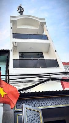 nhà 4 tầng mặt tiền kha vạn cân, 7.6 tỉ