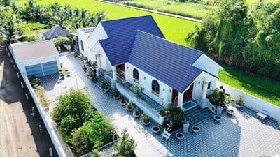 Biệt Thự Siêu Vip Hơn 3100m2 đất Có ao cá cách Phú Cường 3ph
