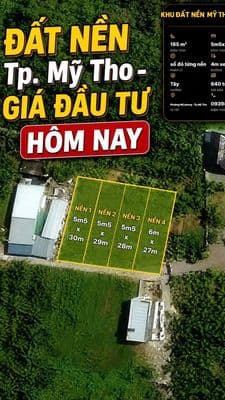 Chỉ 640 Triệu Sở Hữu Ngay 155m2 Đất Gần Trung Tâm Thành Phố Mỹ Tho