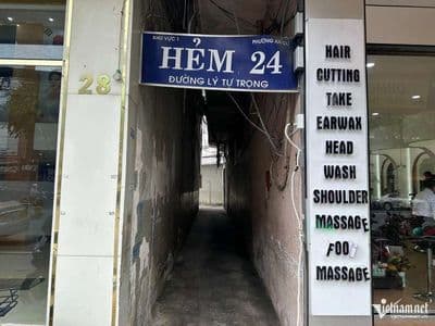 Cho thuê nhà 1t1l hẻm 24 cách mt lý tự trọng 15m thông qua h.xáng thổi