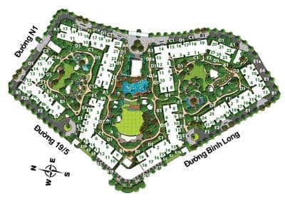 Cho thuê 1pn emerald celadon city, nhà trống ở ngay