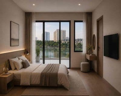 KHAI TRƯƠNG CĂN HỘ 1PN - Full nội thất || Nội Khu Dân Cư Lakeview