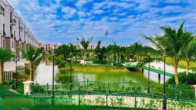 Bán căn Song Lập sông 140m Đảo Ngọc - Vin Ocean Park 3 giá 20 tỷ