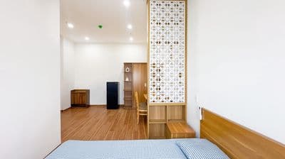 Studio bờ quan - full nội thất - giặt riêng - thang máy - ban công