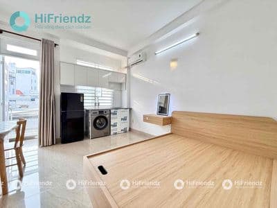 Studio bancol 40m² – máy giặt riêng ngay phan đình phùng