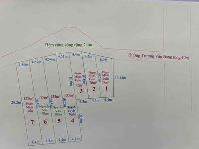 Đất thổ cư đường ô tô ngay trung tâm thị Trấn Cần Giuộc
