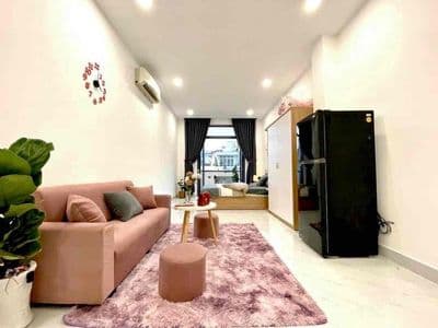 Căn hộ Studio full nội thất, Ban công thoáng tại phố ẩm thực PXL