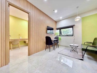 Cho thuê 1 phòng ngủ + 1 phòng khách, full nội thất