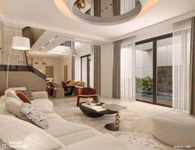 Cho thuê villa hồ bơi mới 100% khu nam việt á