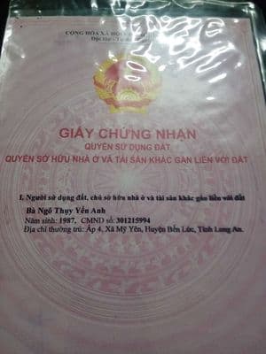 bán nhà Bến Lức