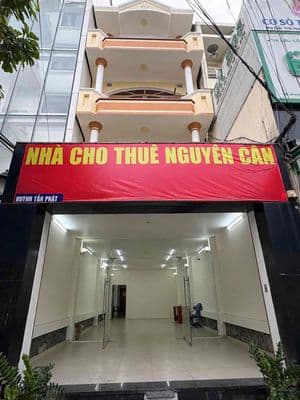 Cho thuê nhà nguyên căn Huỳnh Tấn Phát Quận 7 125m2 vỉa hè 7m