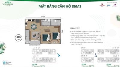 Bán căn hộ Mizuki Park, block Pano, view sông. Giá 5,1 tỷ. Sẵn sổ hồng