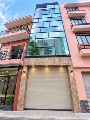 Cho thuê nhà mt lê văn huân_q.tb_4,5x20m, trệt 4 lầu, thang máy.