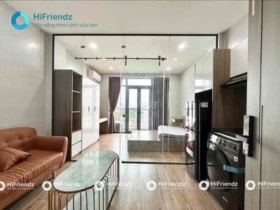 Lên lại một căn studio full nội thất, ban công _đường đông hưng thuận