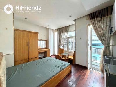 Studio ban công 5,xx full nt lê văn sỹ q3 - ngay bờ kè trường sa
