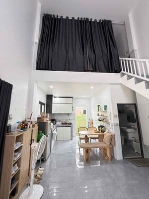 Cho thuê nhà trệt lửng mới full nội thất kdc phú an căn góc giá 7tr