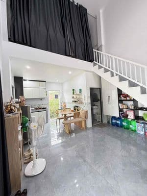Cho thuê nhà trệt lửng nội thất kdc phú an