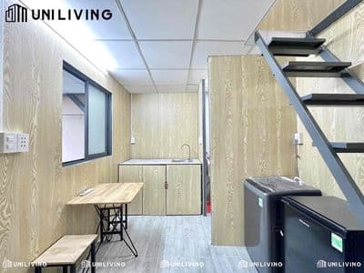 Trống lại studio full nội thất ban công nằm ngay quang trung